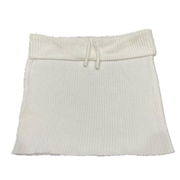 CELINE KNITTED TUBE TOP ON COTTON IVORY SZ SMALL PREPPY CHIC SEXY CELINE TOP - Picture 2 of 15